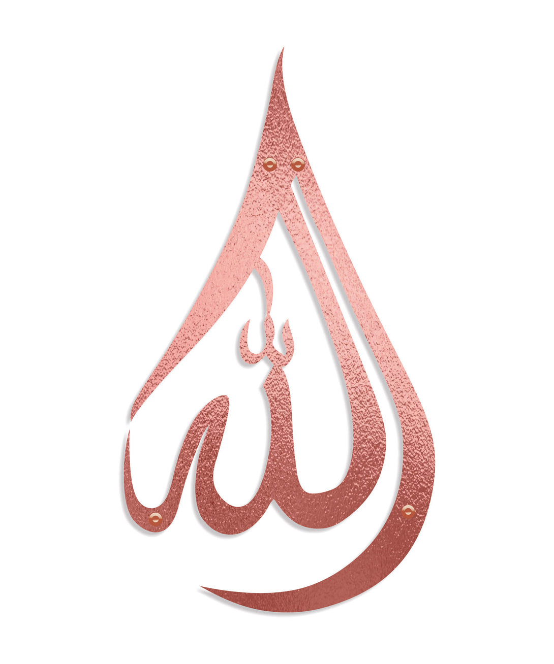 "Allah" Water Drop Shape